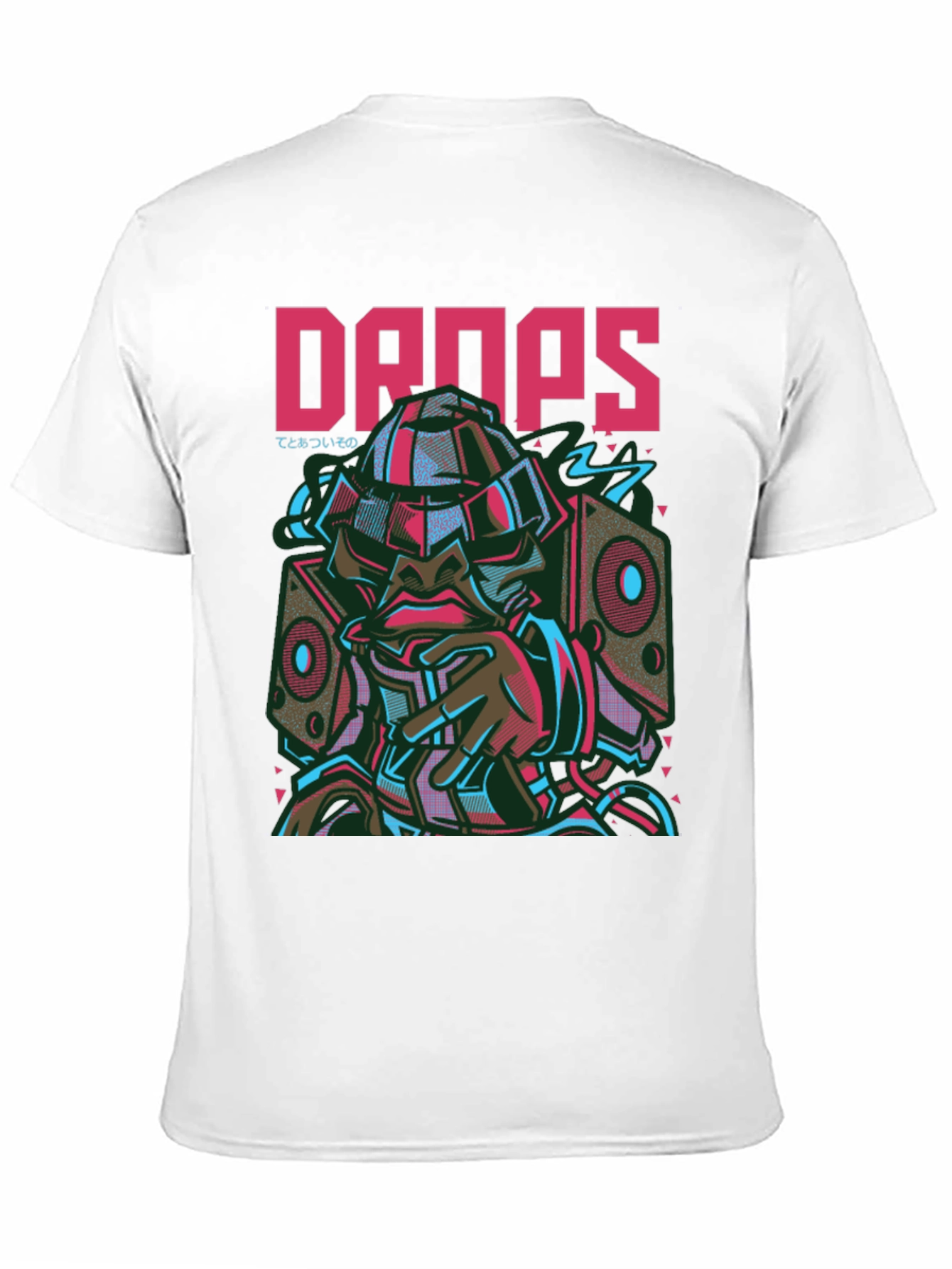 Drops Graphic Tee - Urban Streetwear Design