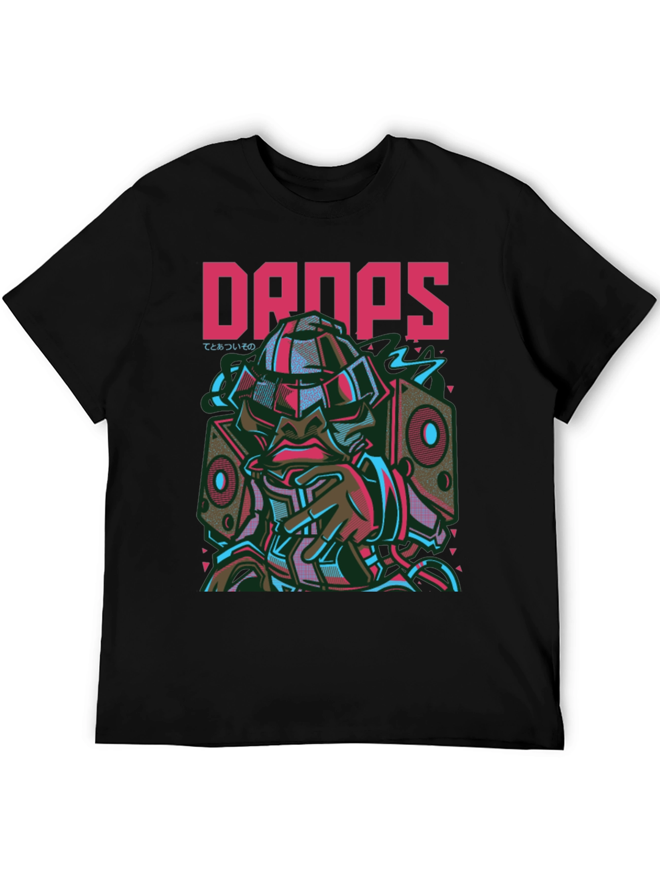 Drops Graphic Tee - Urban Streetwear Design