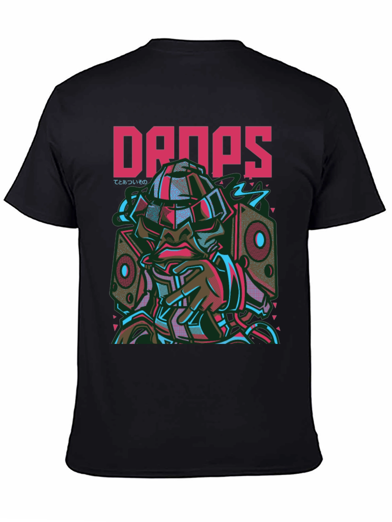 Drops Graphic Tee - Urban Streetwear Design