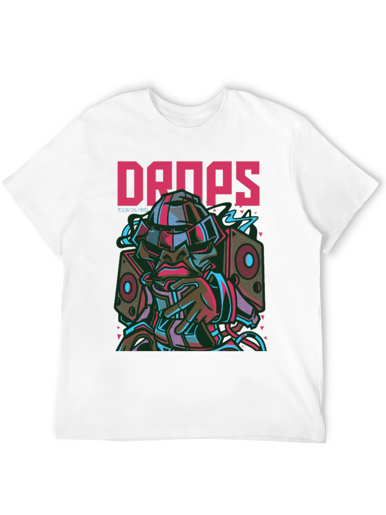 Drops Graphic Tee - Urban Streetwear Design