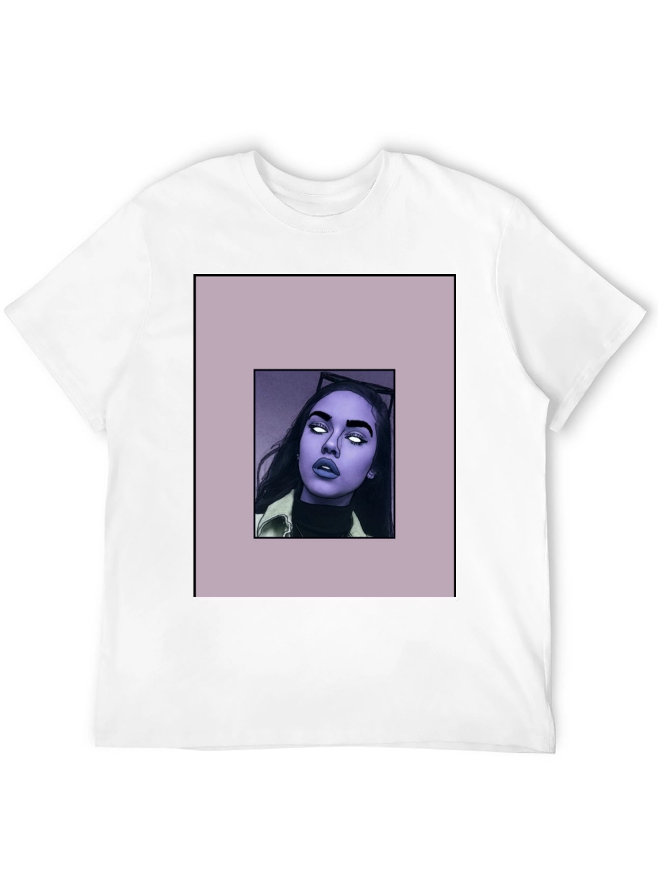 Stylish Black T-Shirt with Graphic Print