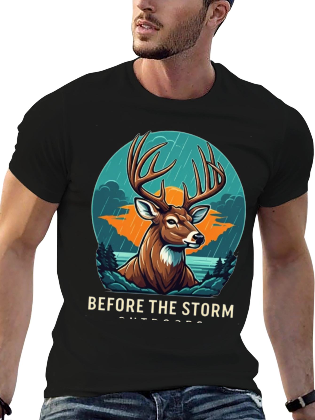 Before the Storm Outdoors Graphic T-Shirt