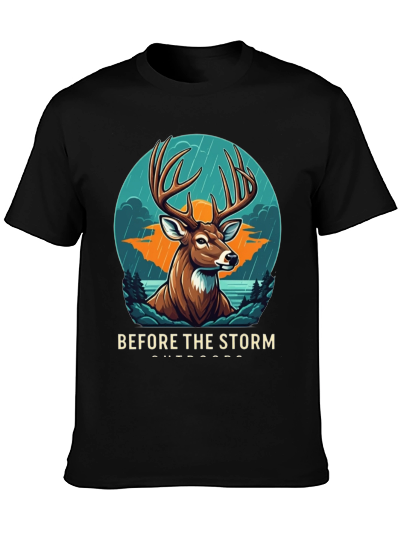 Before the Storm Outdoors Graphic T-Shirt