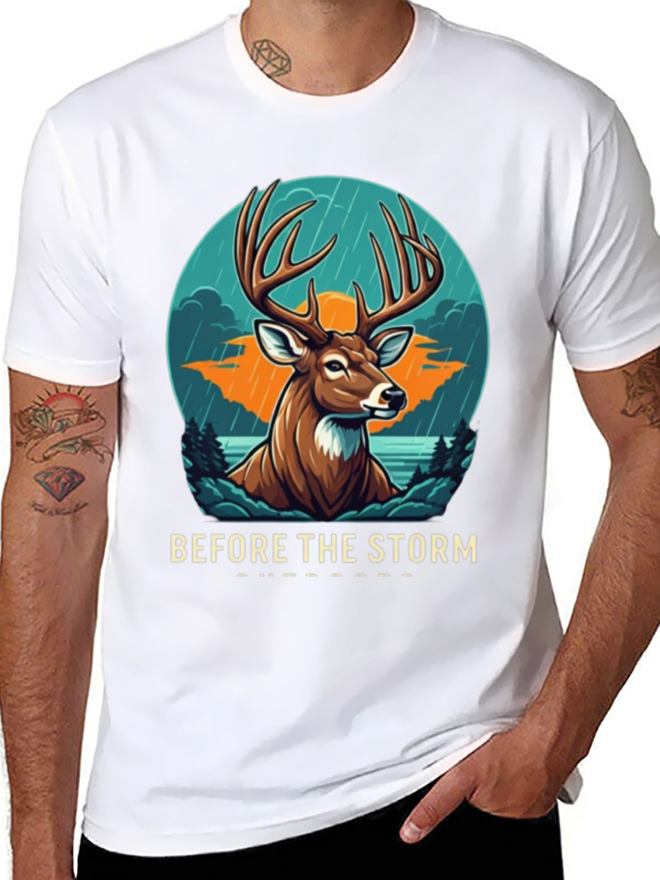 Before the Storm Outdoors Graphic T-Shirt
