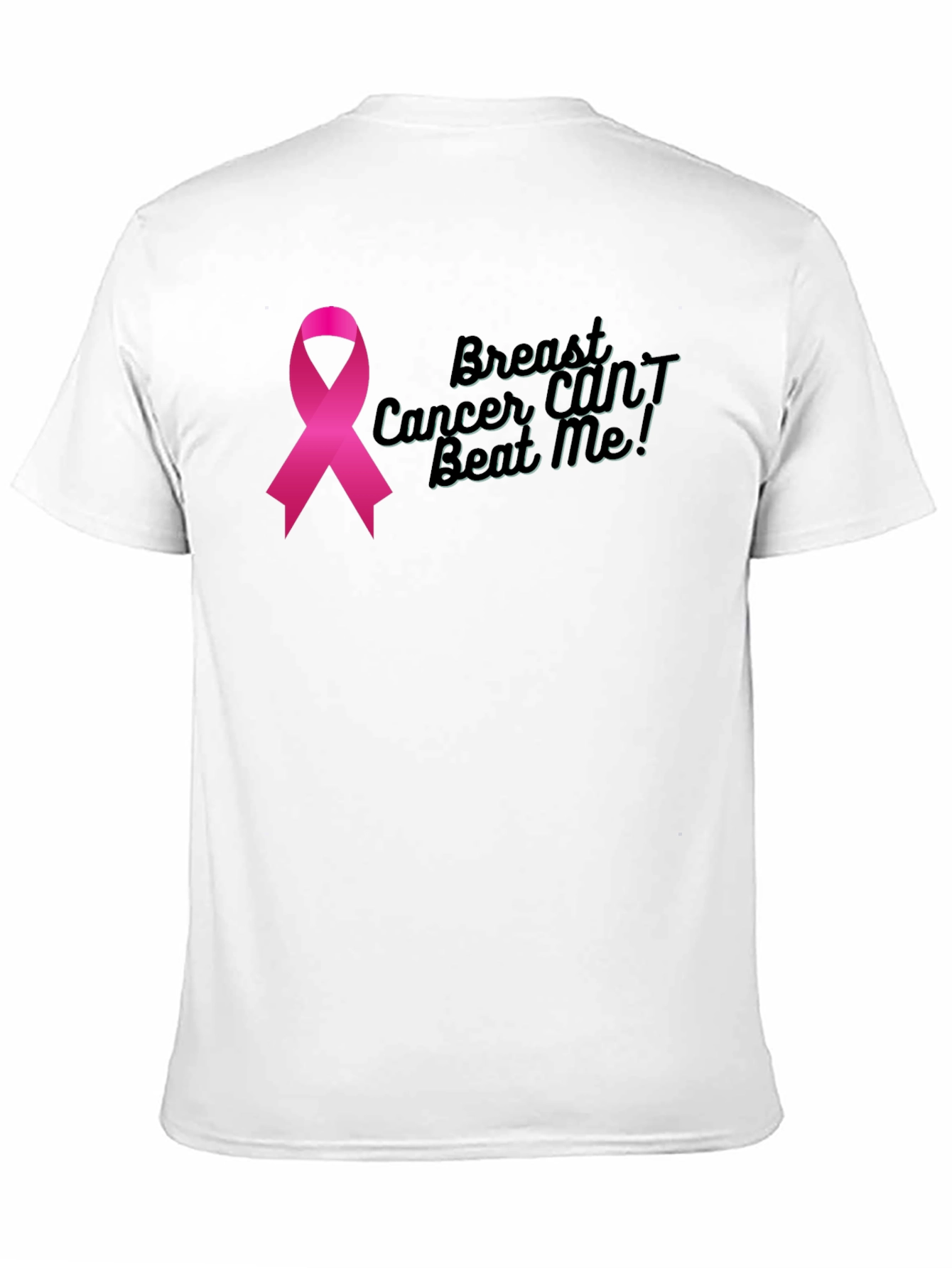 Breast Cancer Awareness Ribbon Graphic T-Shirt