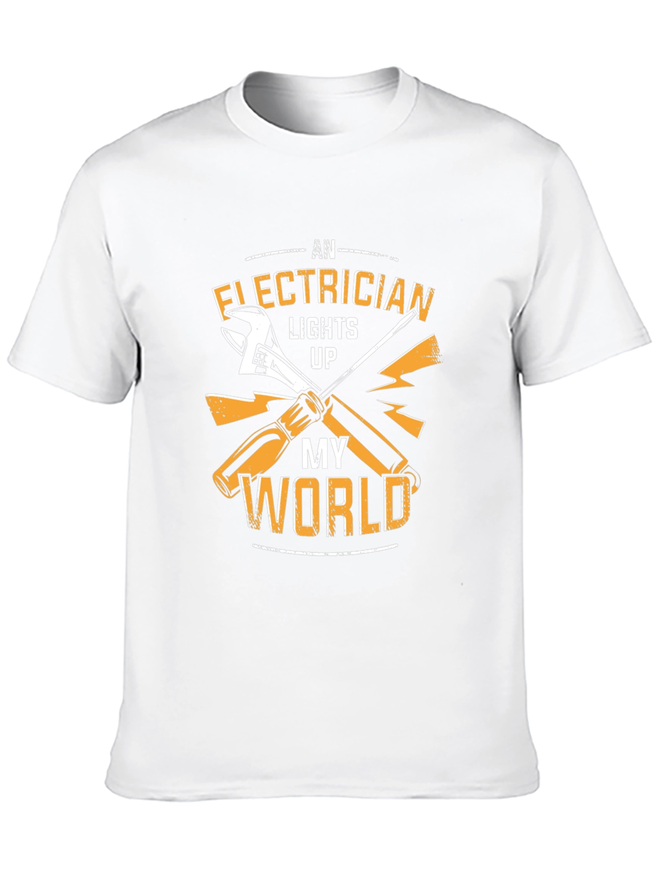 Electrician Lights Up My World Graphic T-Shirt