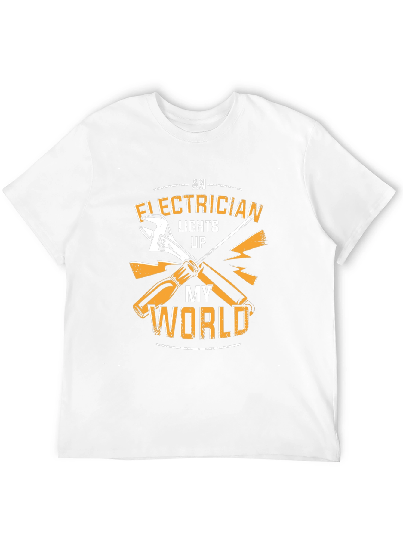 Electrician Lights Up My World Graphic T-Shirt
