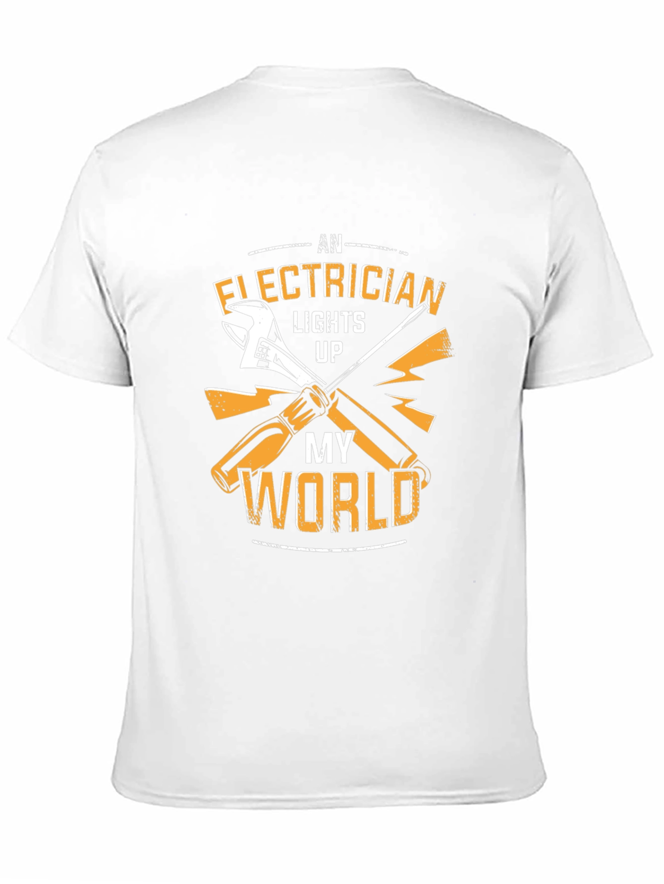 Electrician Lights Up My World Graphic T-Shirt