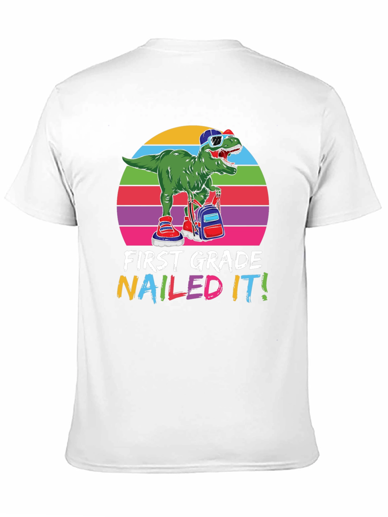 First Grade Nailed It! Dinosaur T-Shirt