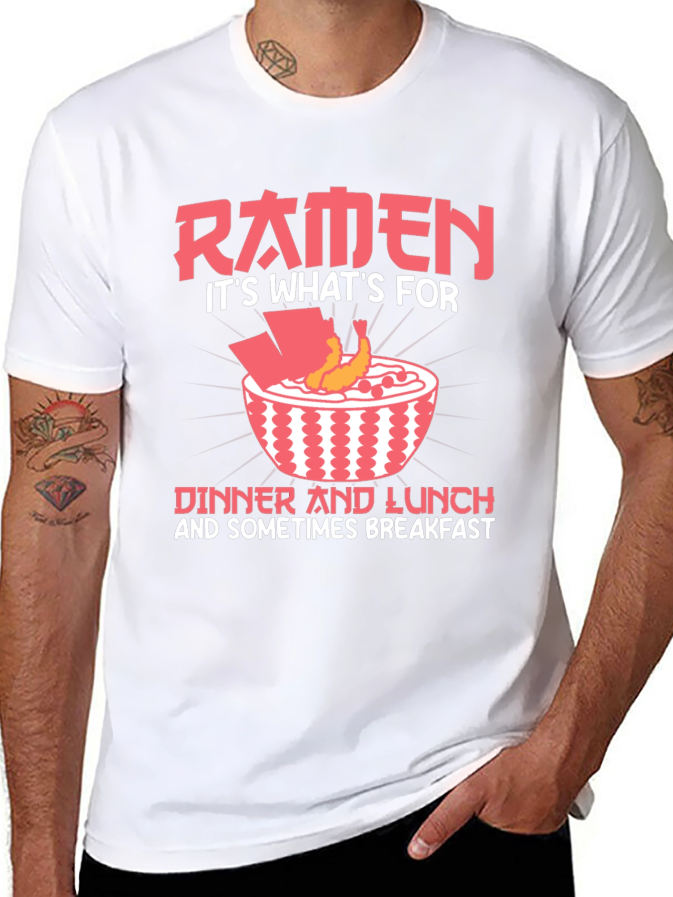 Ramen Lover T-Shirt - Dinner Lunch and Breakfast!