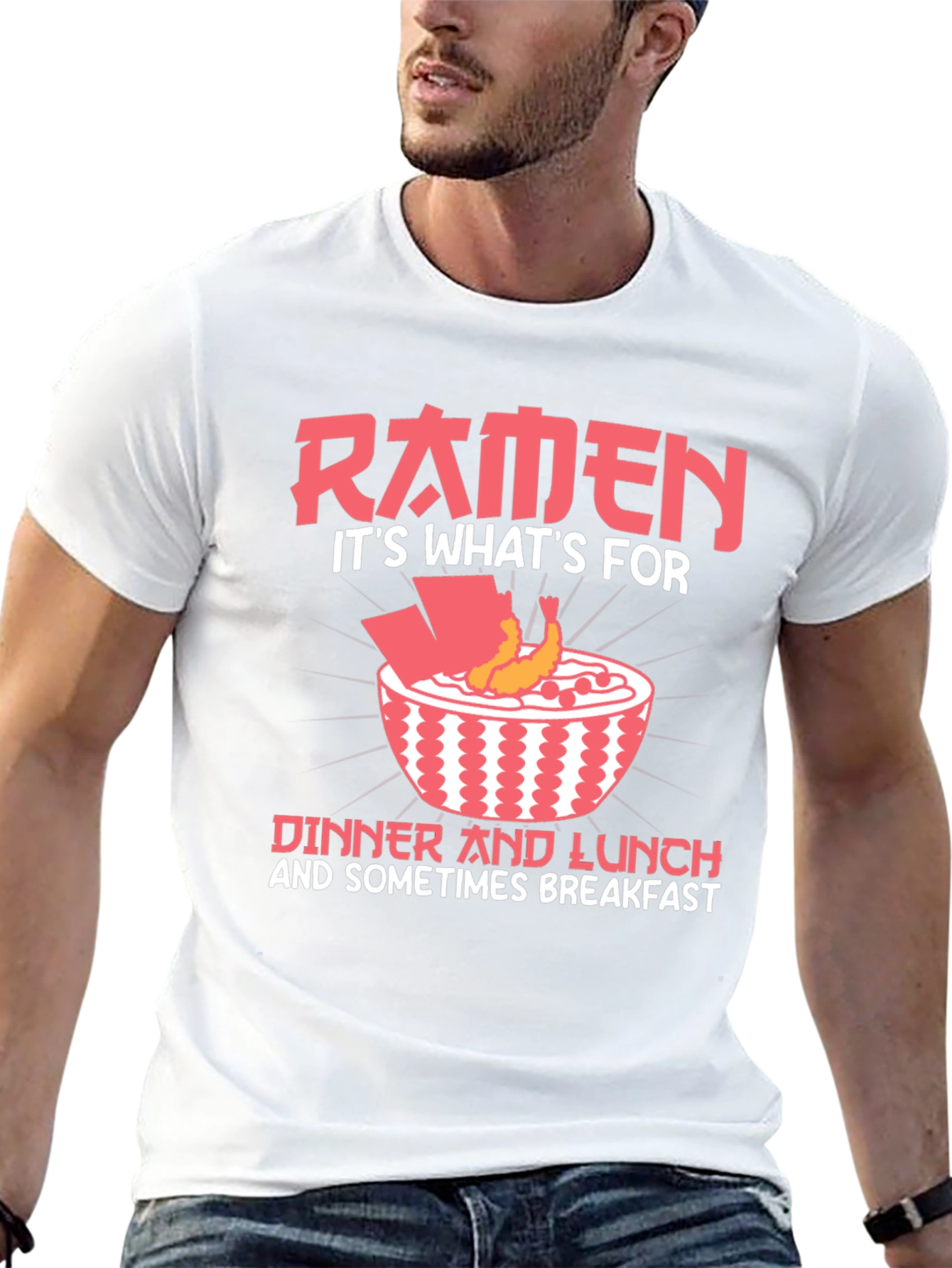 Ramen Lover T-Shirt - Dinner Lunch and Breakfast!