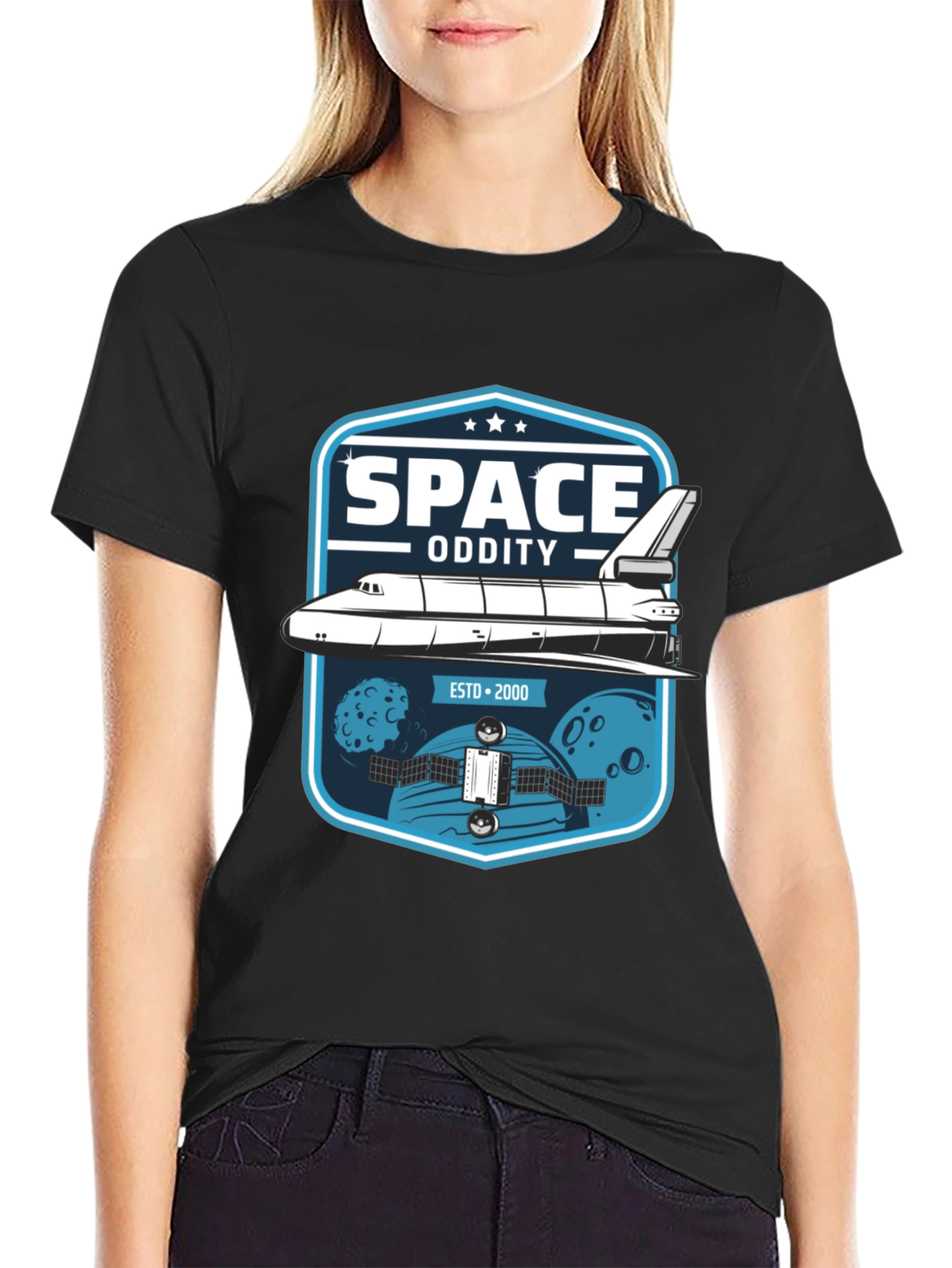 Space Oddity T-Shirt - Retro Shuttle Design