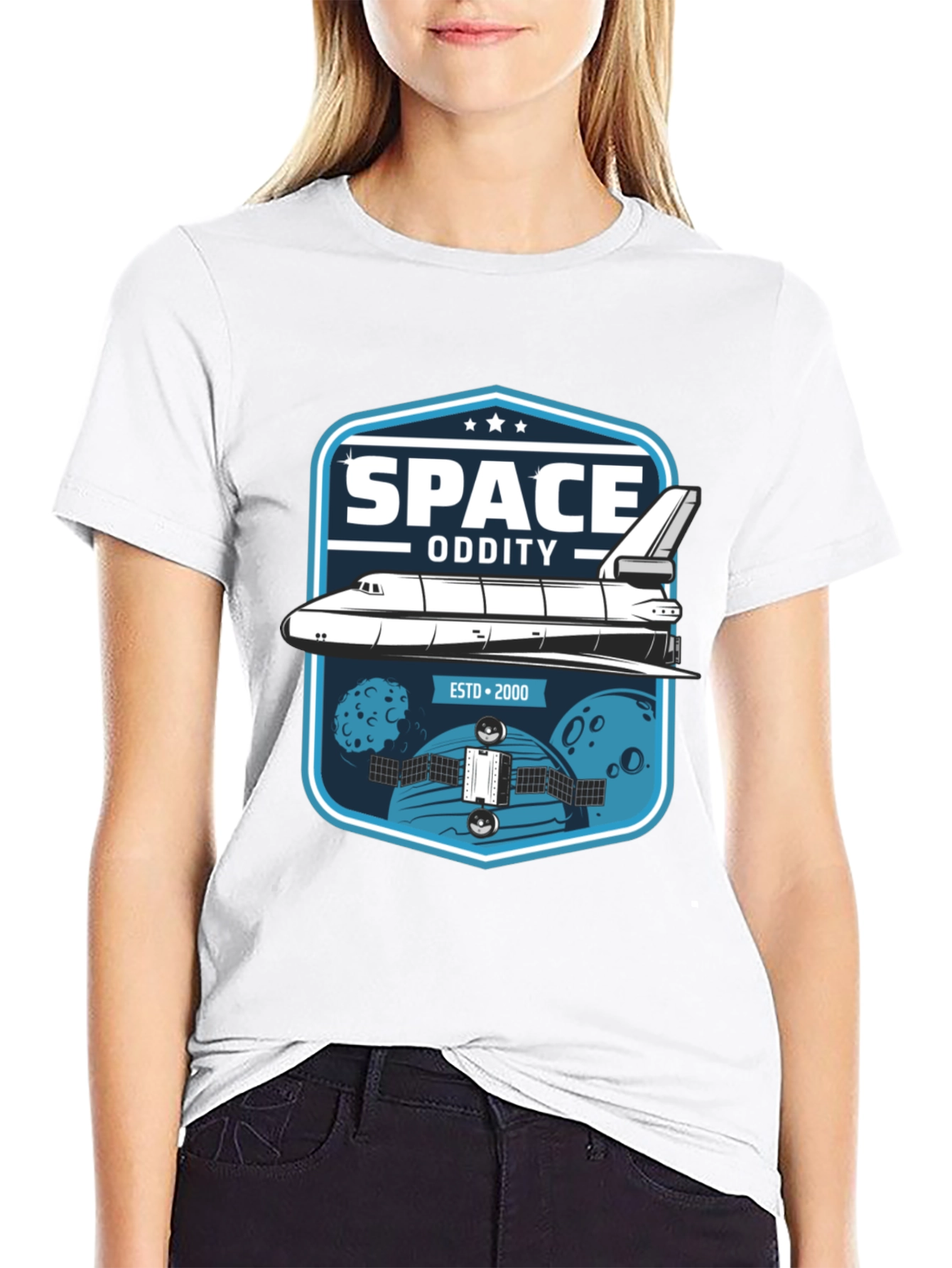 Space Oddity T-Shirt - Retro Shuttle Design
