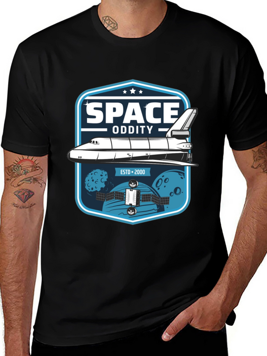 Space Oddity T-Shirt - Retro Shuttle Design