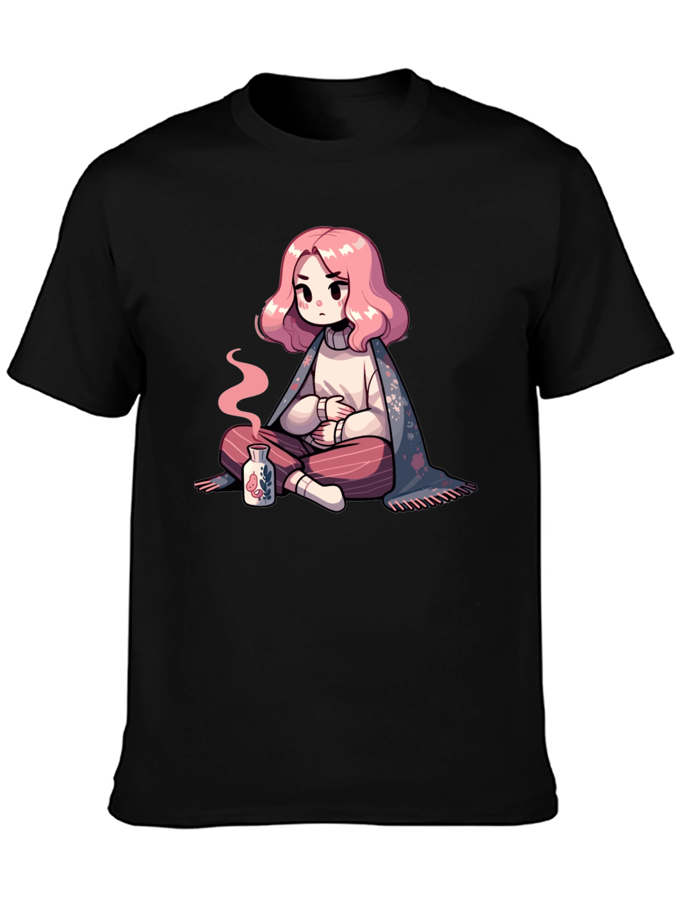 Anime Girl T-Shirt - Cozy and Cute Style
