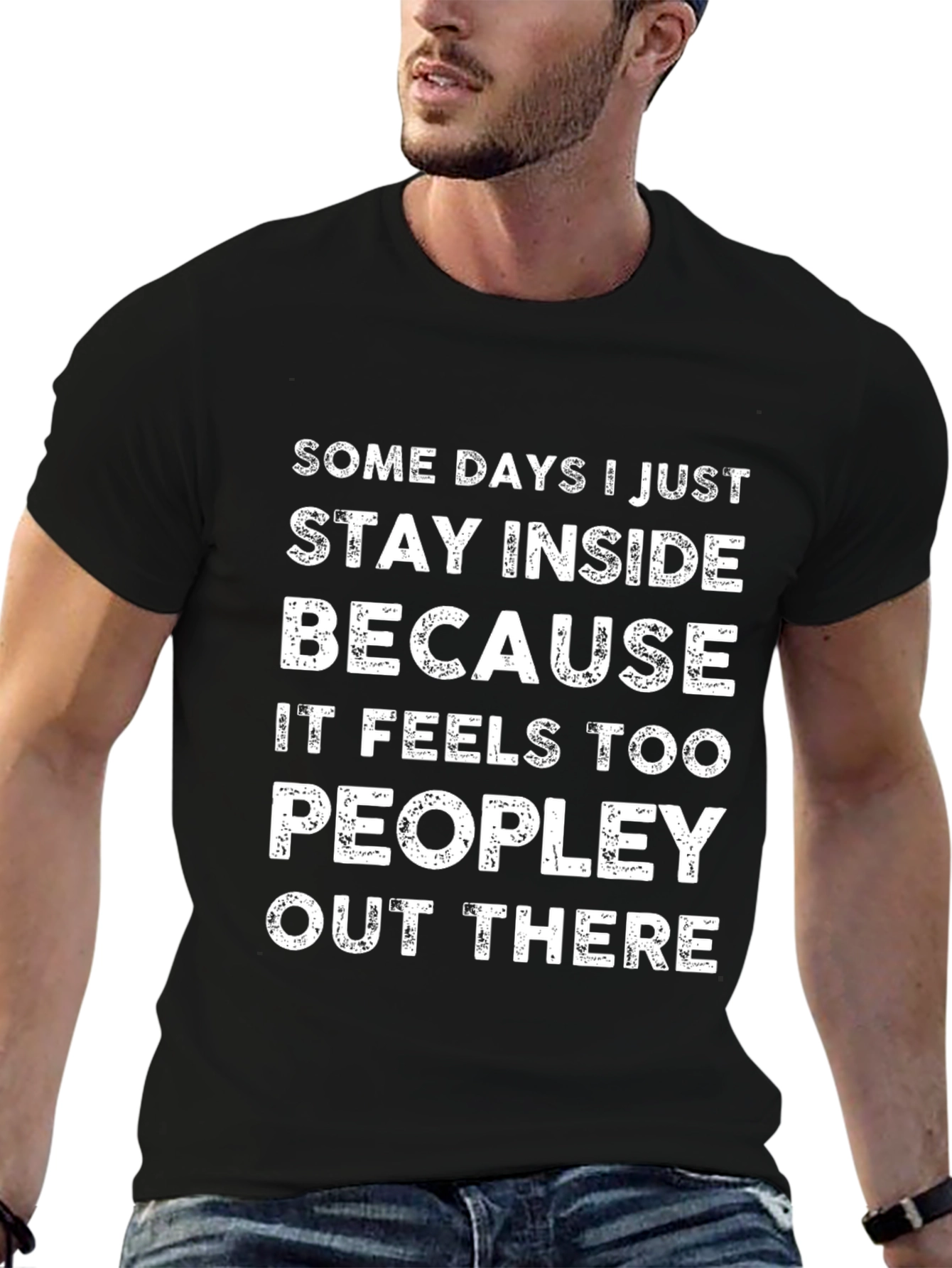 Introvert T-Shirt: Stay Inside Because People