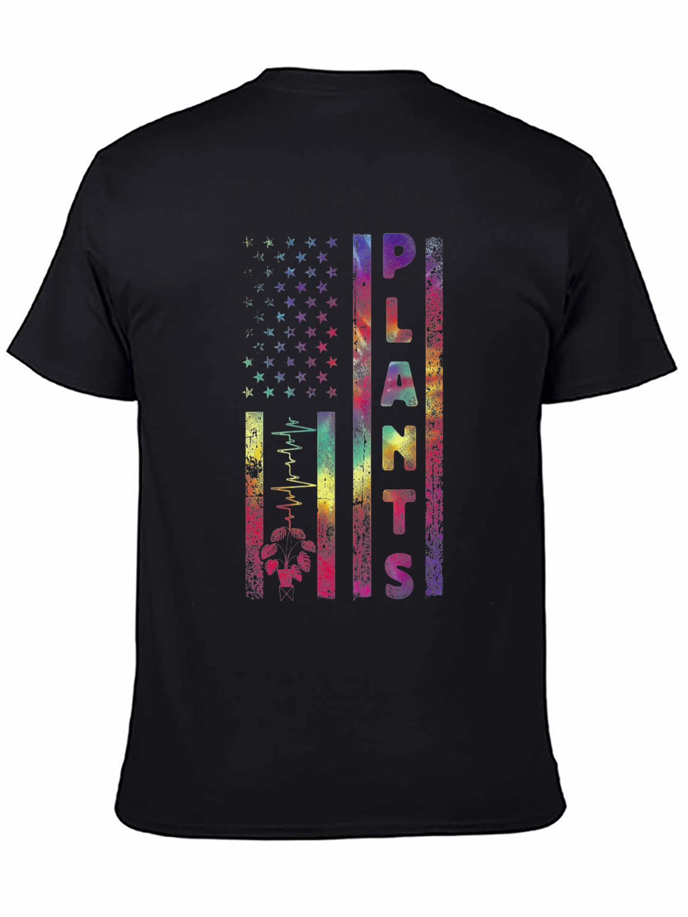 Plants Lover Flag Graphic T-Shirt