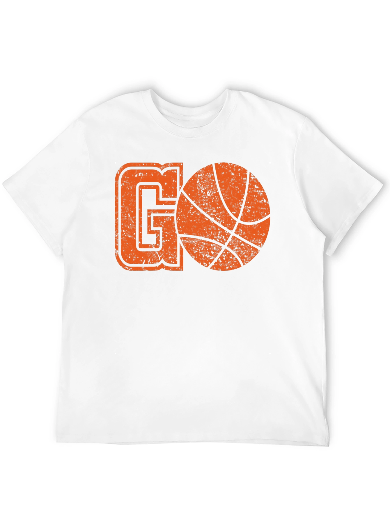 Basketball GO T-Shirt - Black Cotton Graphic Tee