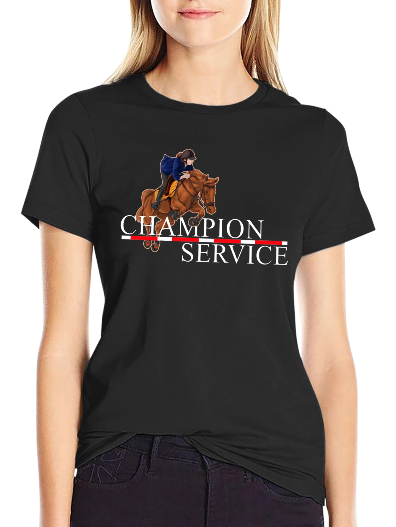 Champion Service Black T-Shirt