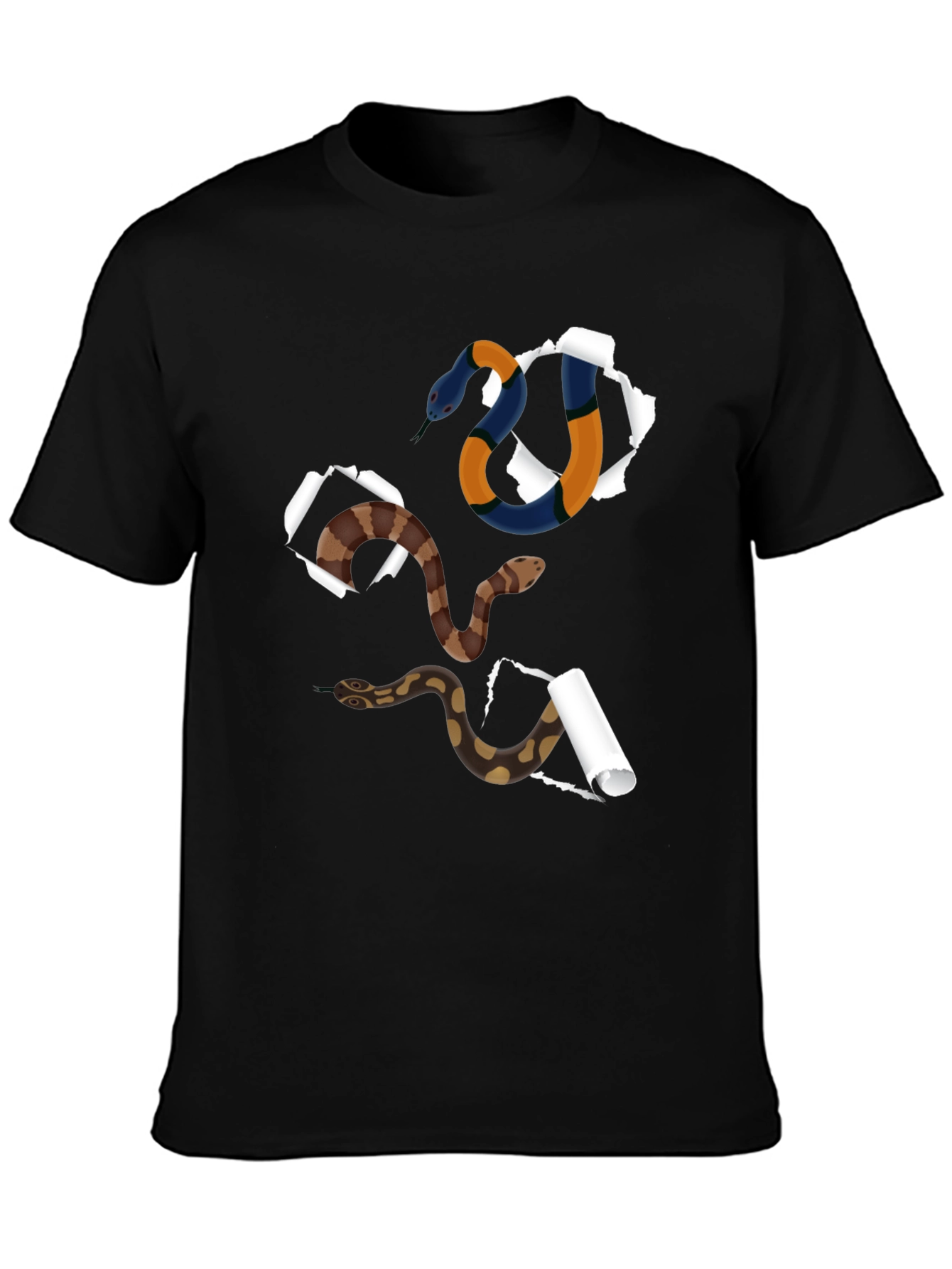 Snake Graphic Tee - Unique Reptile Design