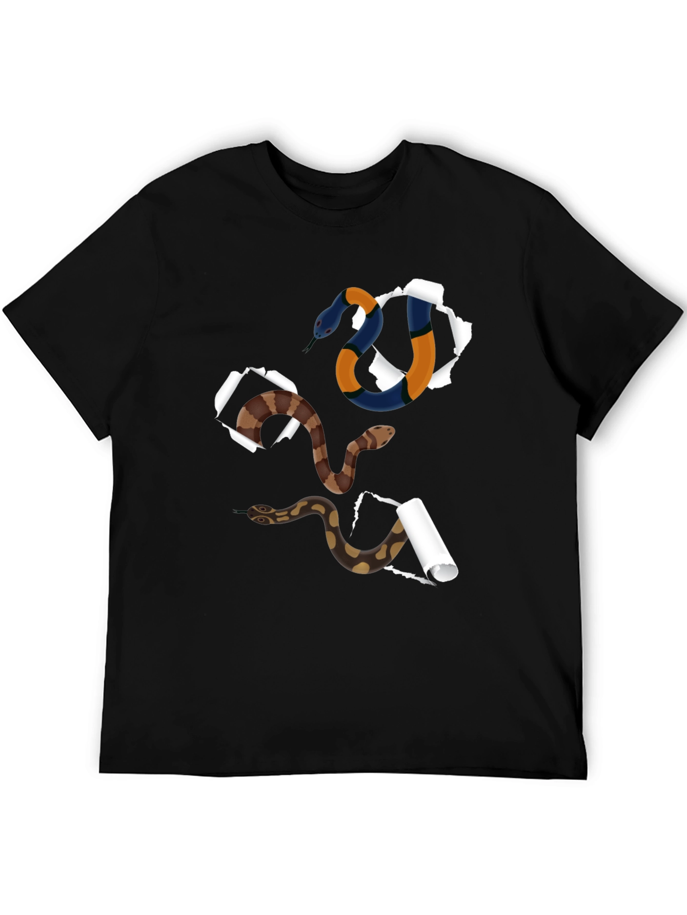 Snake Graphic Tee - Unique Reptile Design