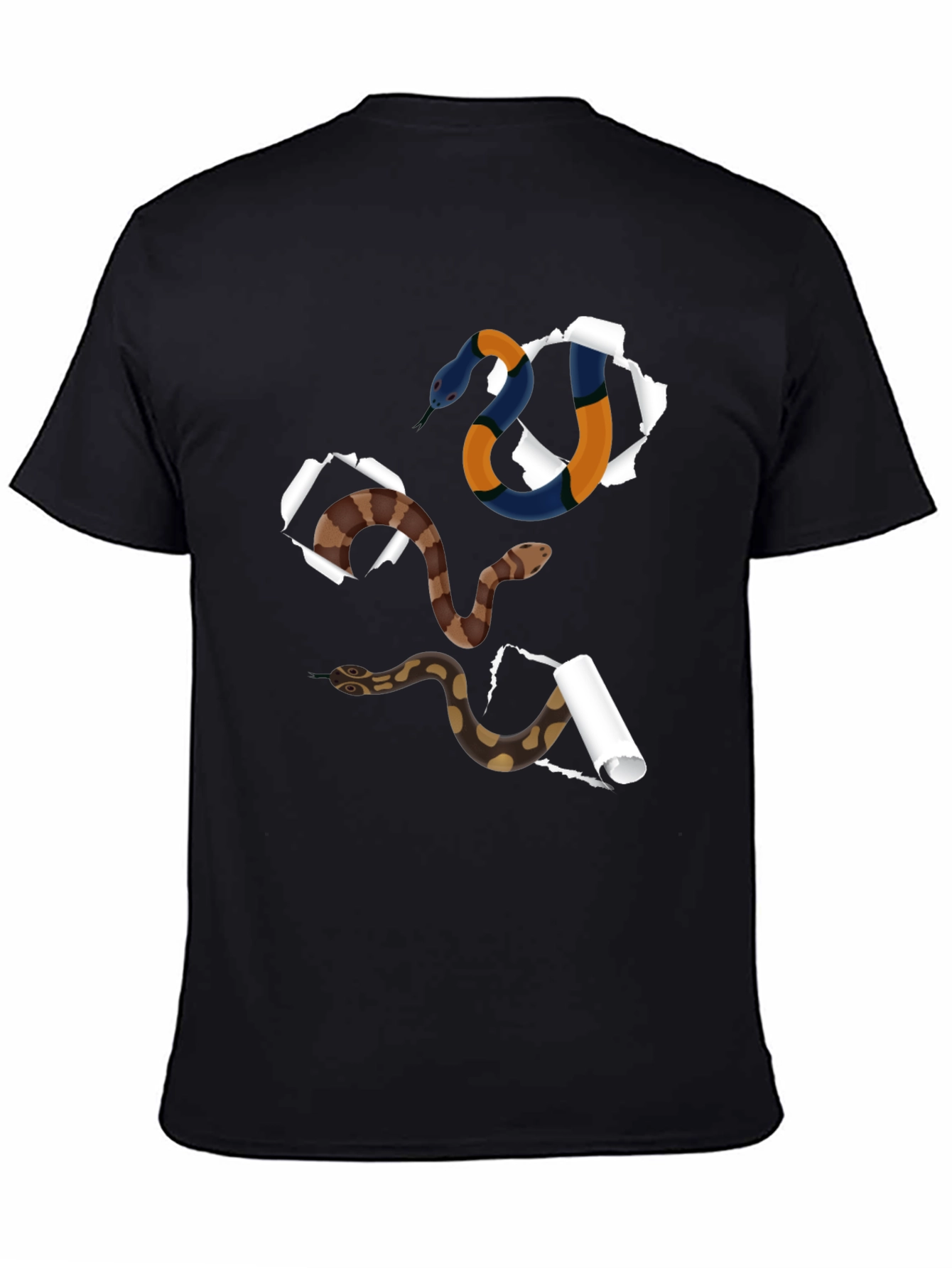 Snake Graphic Tee - Unique Reptile Design