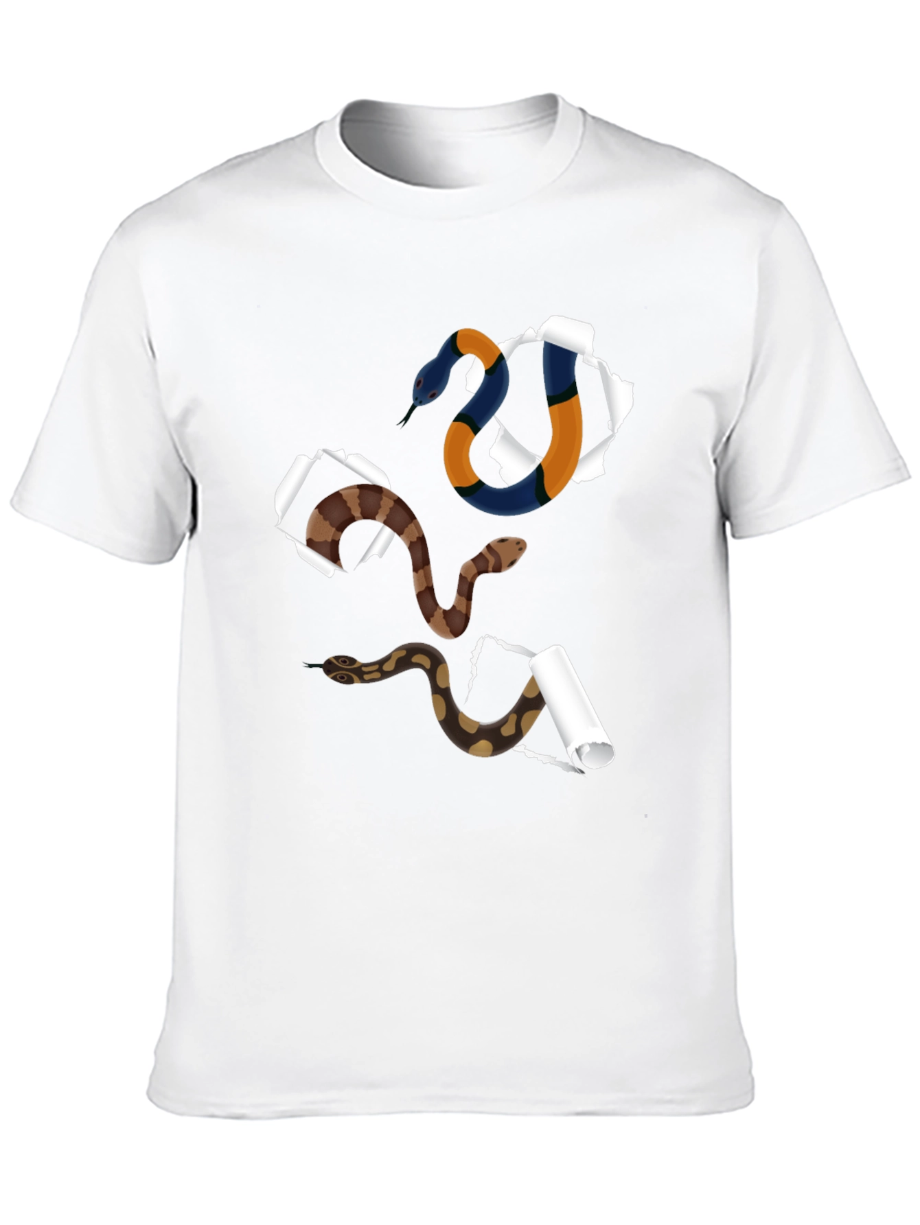 Snake Graphic Tee - Unique Reptile Design