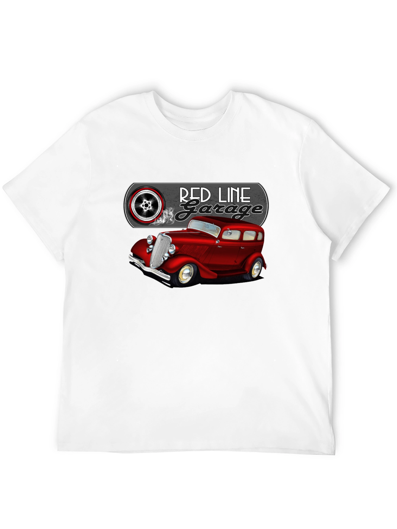 Red Line Garage Classic Car T-Shirt