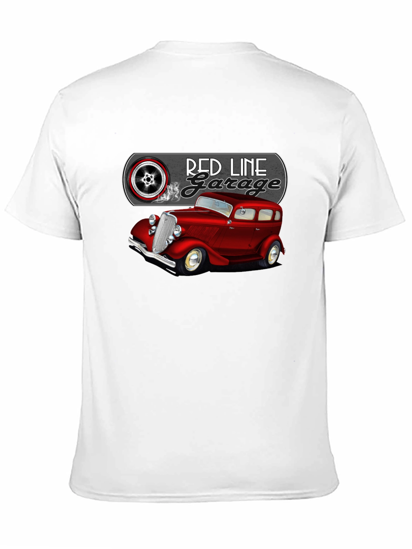 Red Line Garage Classic Car T-Shirt