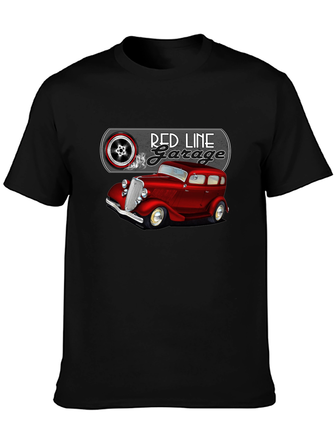 Red Line Garage Classic Car T-Shirt