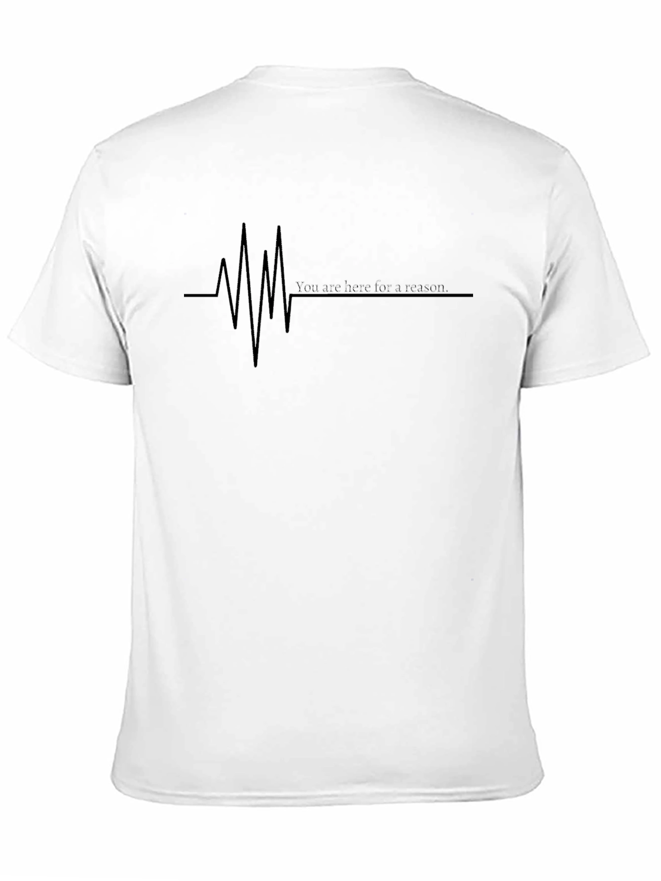 Heartbeat You Are Here Graphic Tee - Black