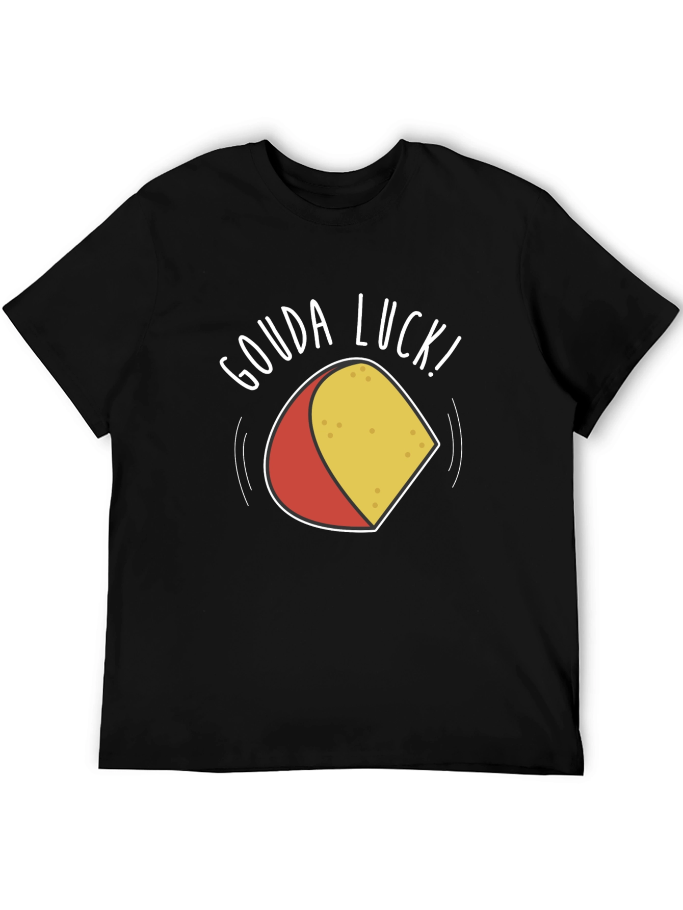 Gouda Luck T-Shirt - Funny Cheese Pun Tee