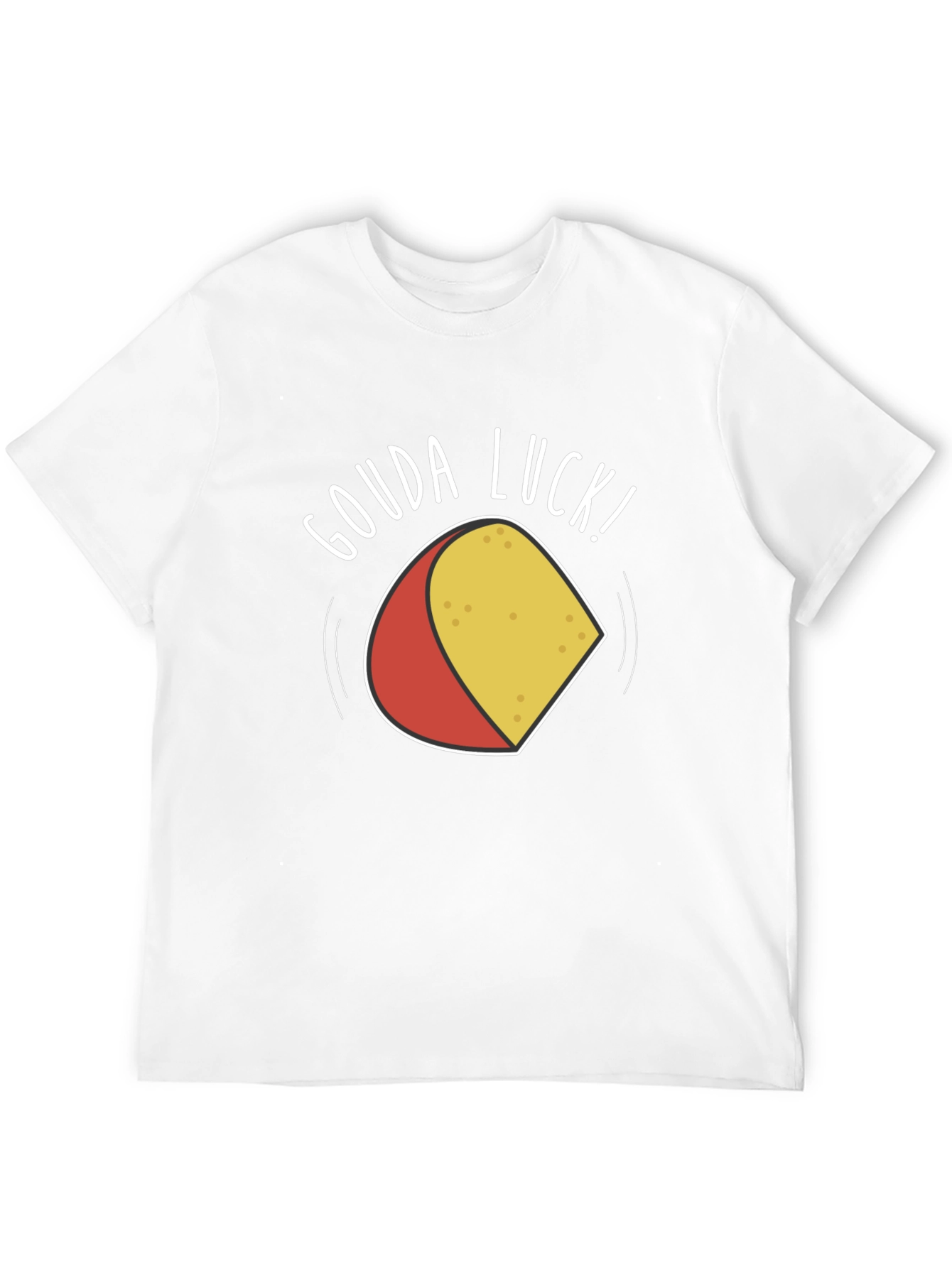 Gouda Luck T-Shirt - Funny Cheese Pun Tee