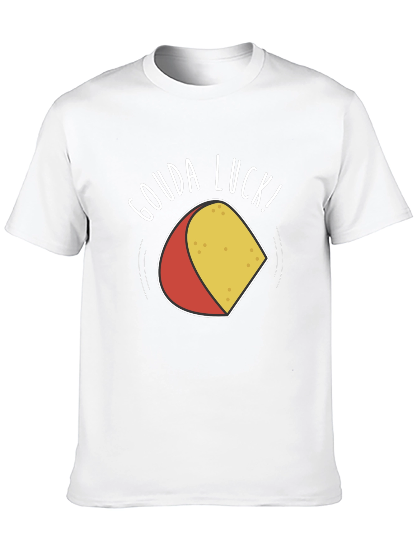 Gouda Luck T-Shirt - Funny Cheese Pun Tee
