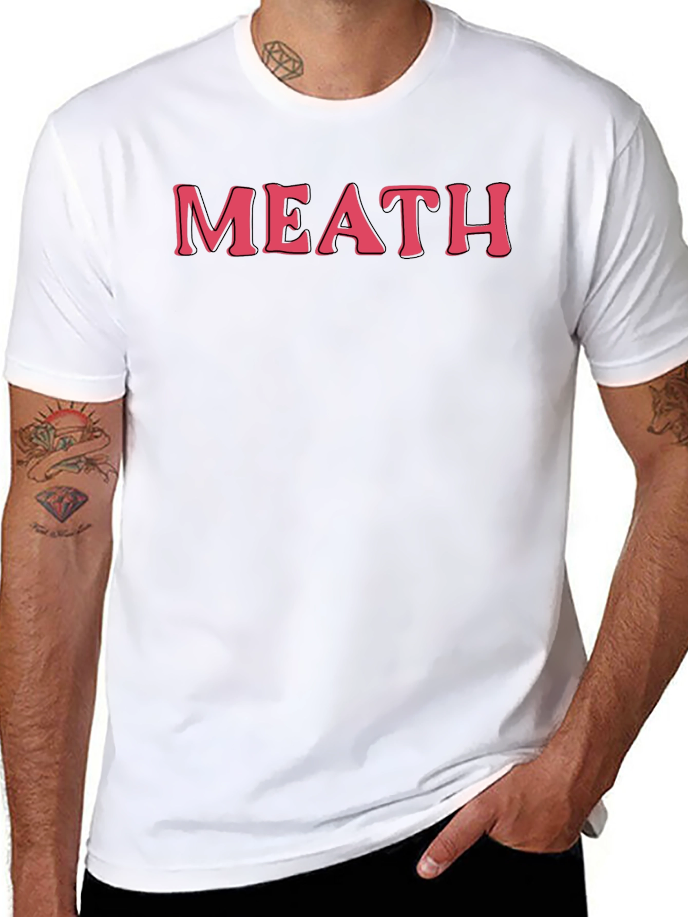 MeatH Graphic T-Shirt - Crew Neck Tee
