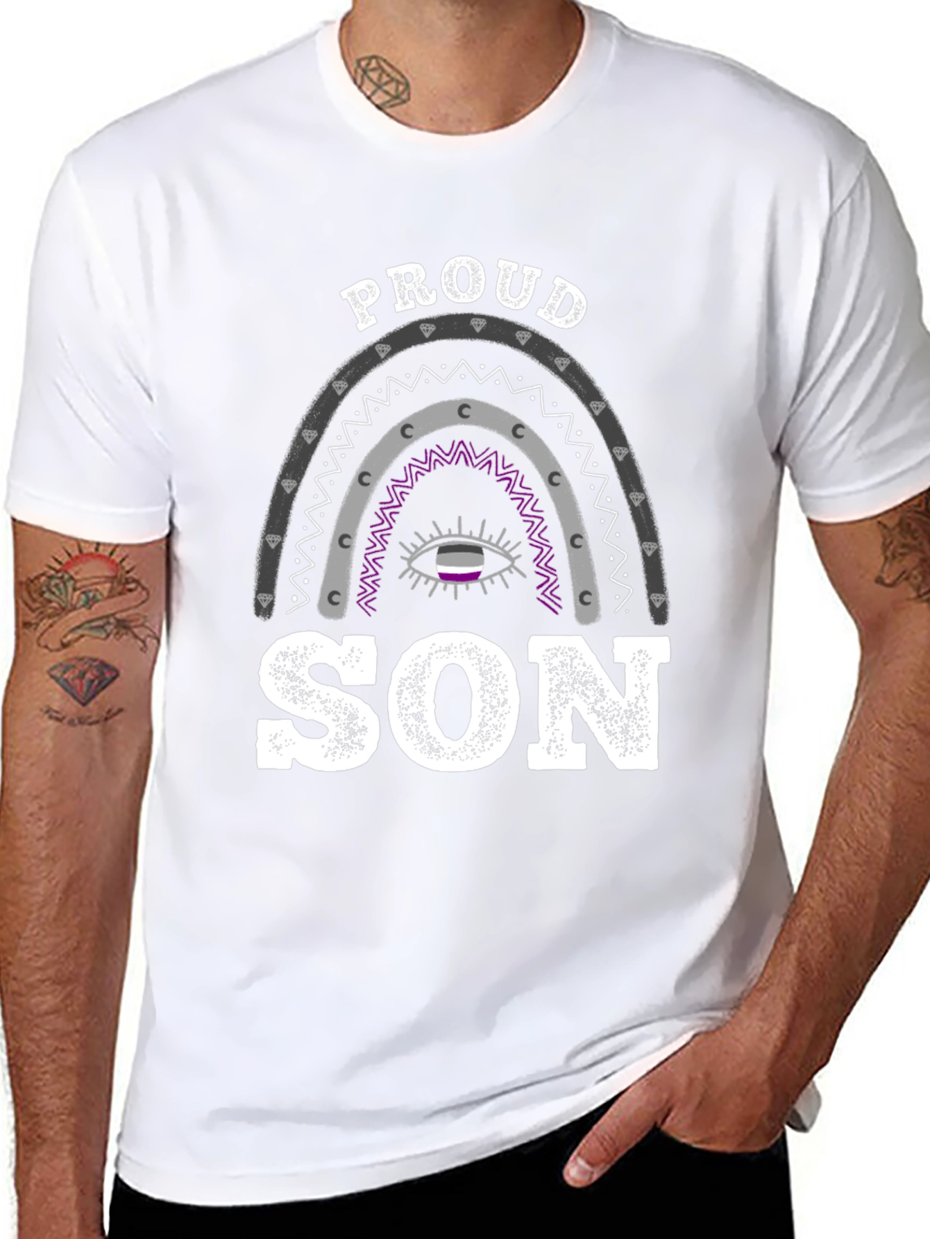 Proud Son Asexual Pride T-Shirt