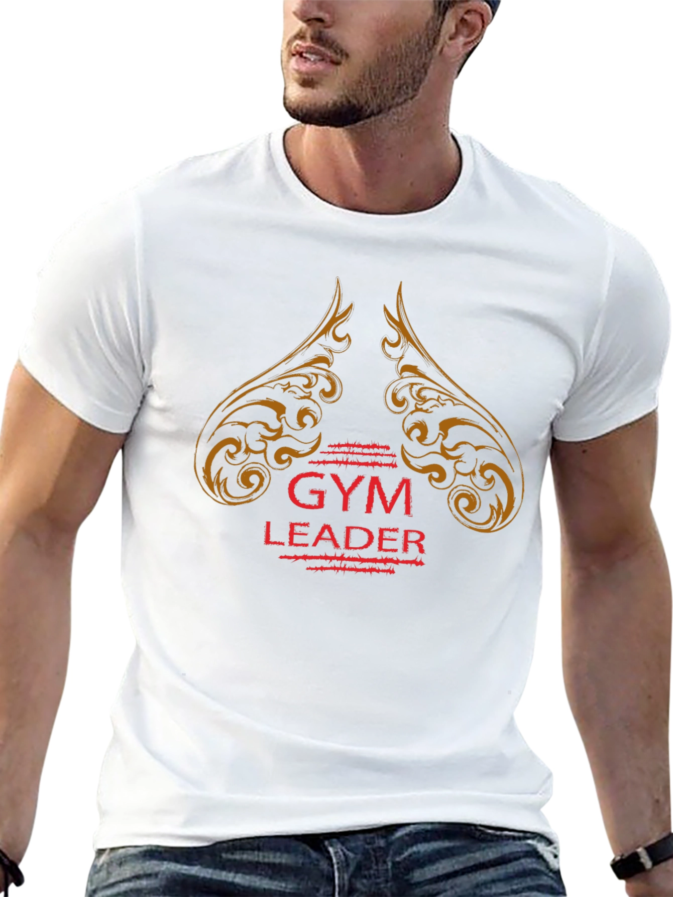 Gym Leader T-Shirt - Black Graphic Tee