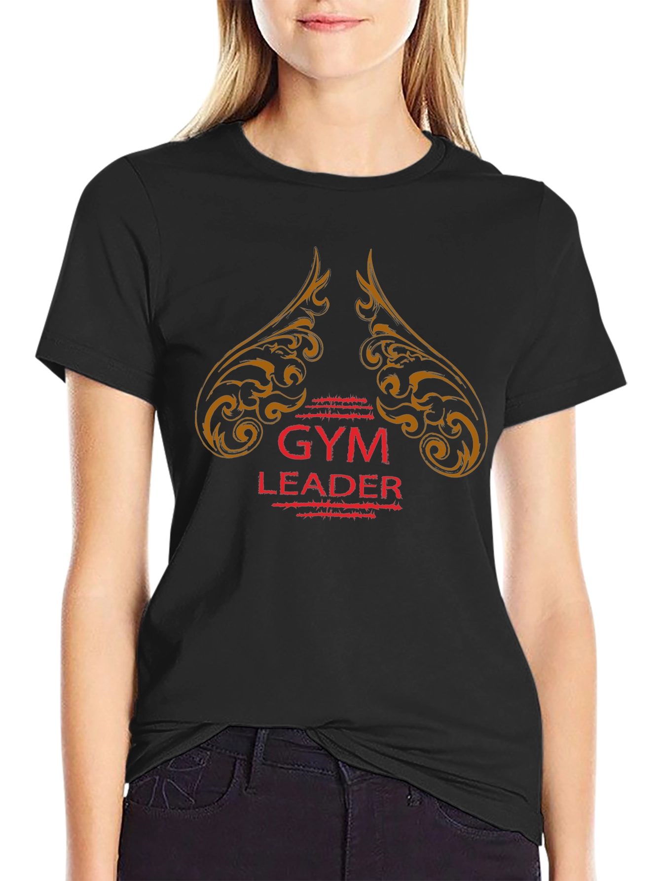 Gym Leader T-Shirt - Black Graphic Tee