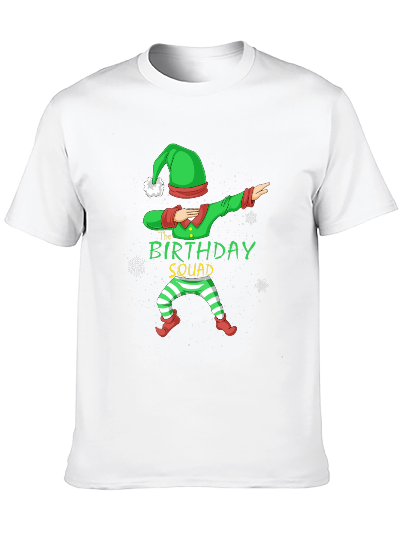 Birthday Squad Elf Dabbing T-Shirt