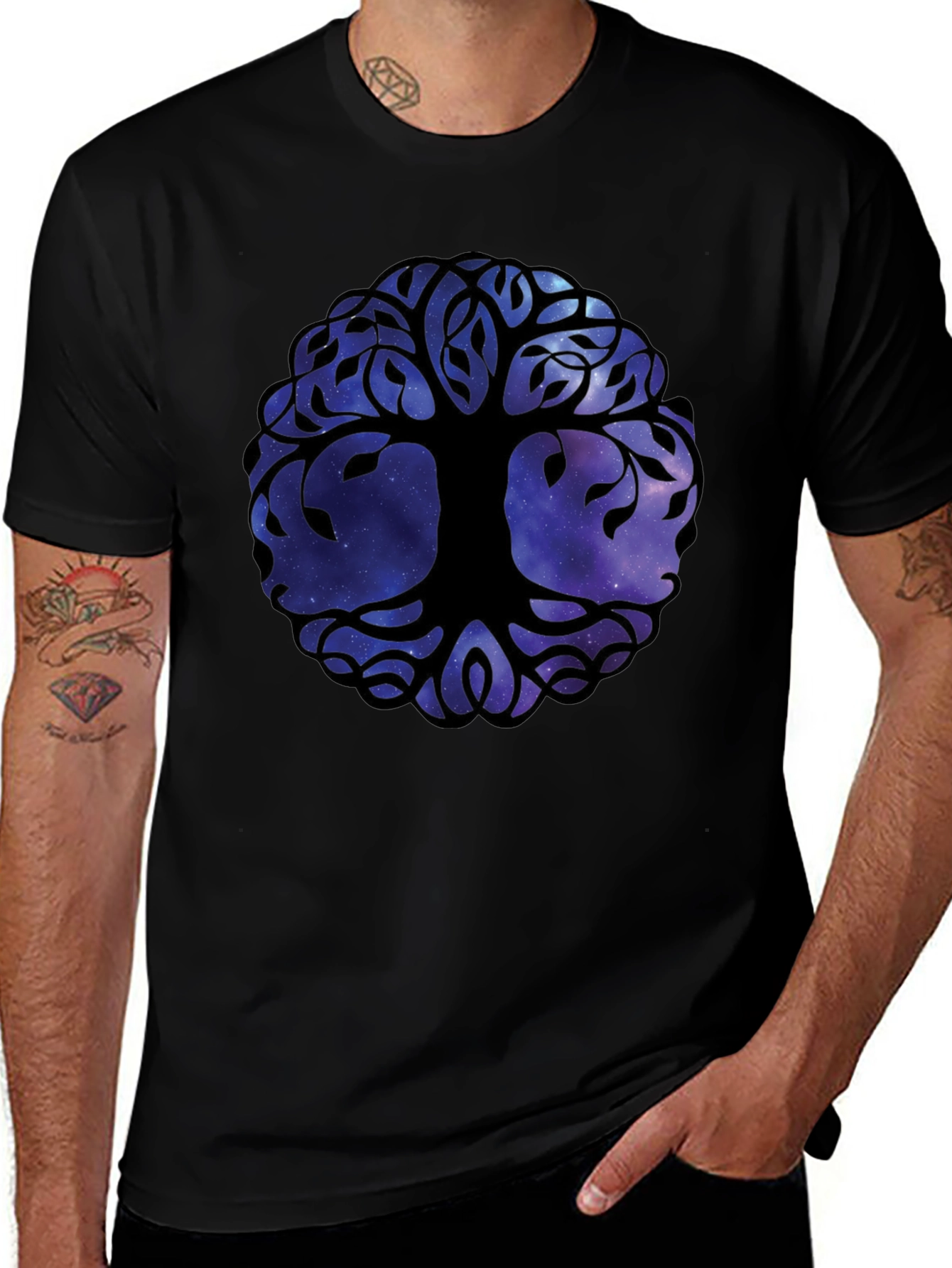 Tree of Life Galaxy T-Shirt - Stylish Graphic Tee