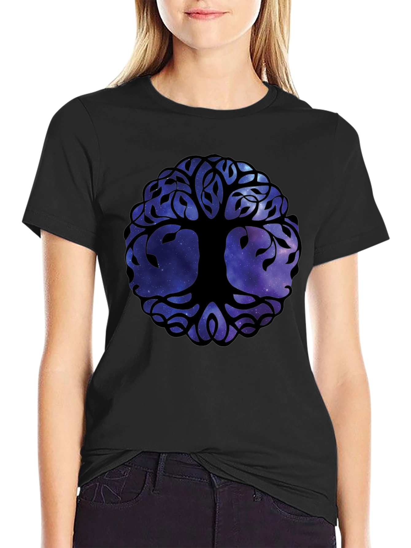 Tree of Life Galaxy T-Shirt - Stylish Graphic Tee