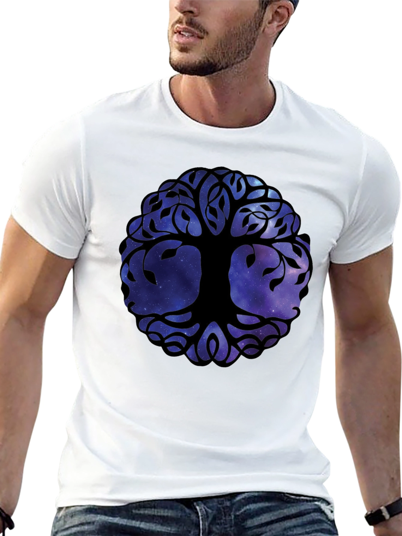 Tree of Life Galaxy T-Shirt - Stylish Graphic Tee