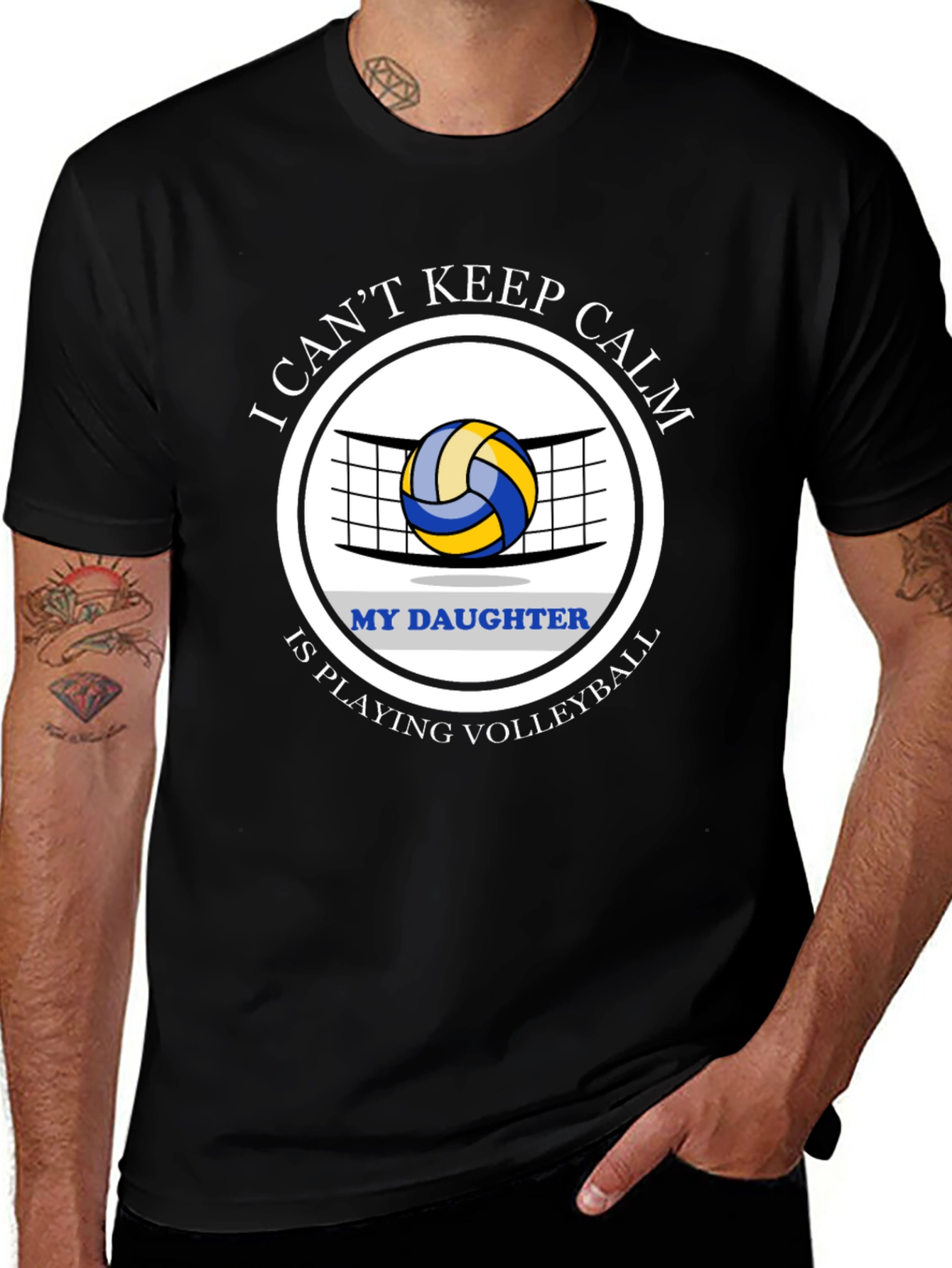 Volleyball Daughter T-Shirt Sport Fan Tee