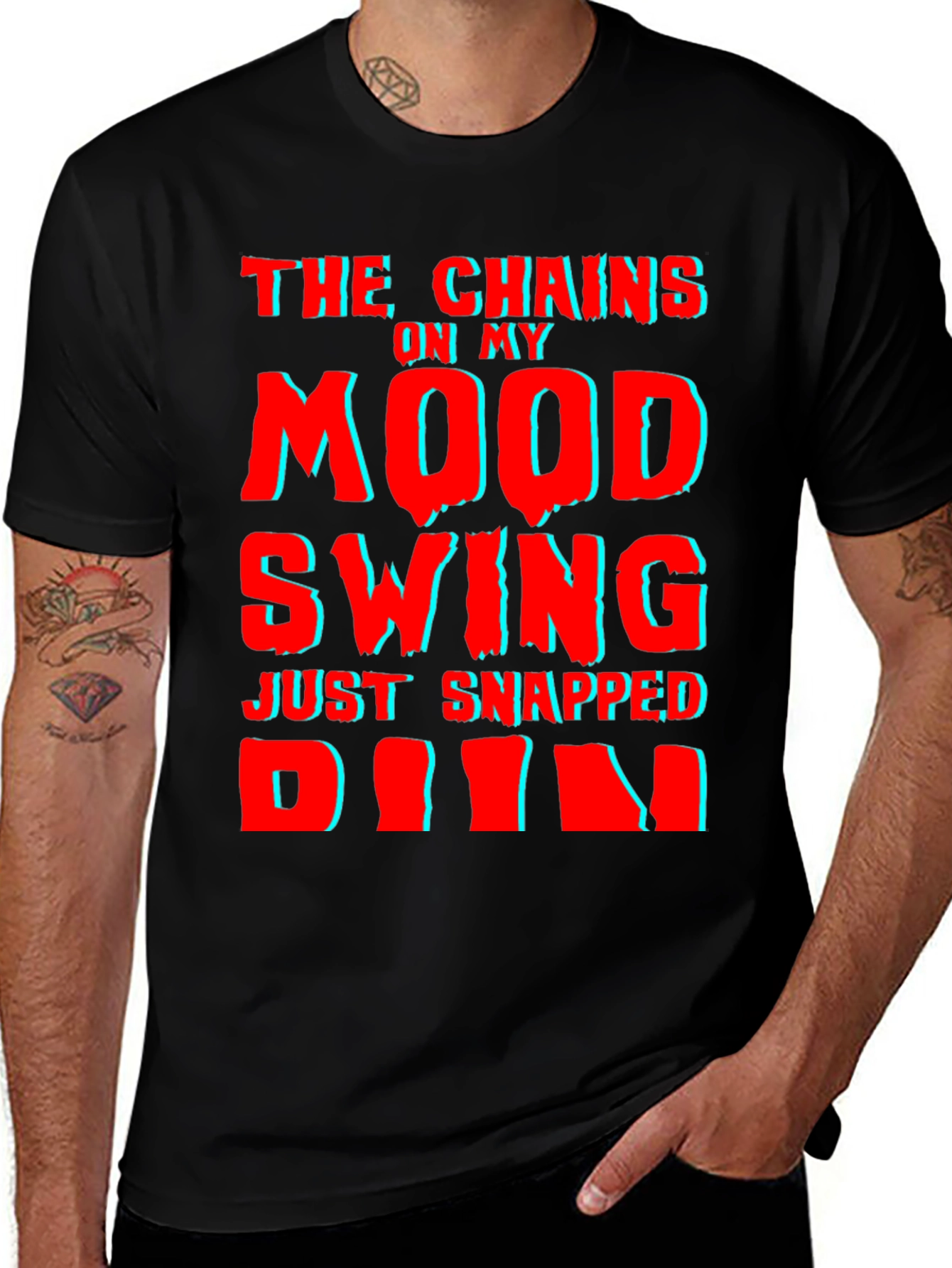 Mood Swing Snapped Graphic Tee - Funny T-Shirt