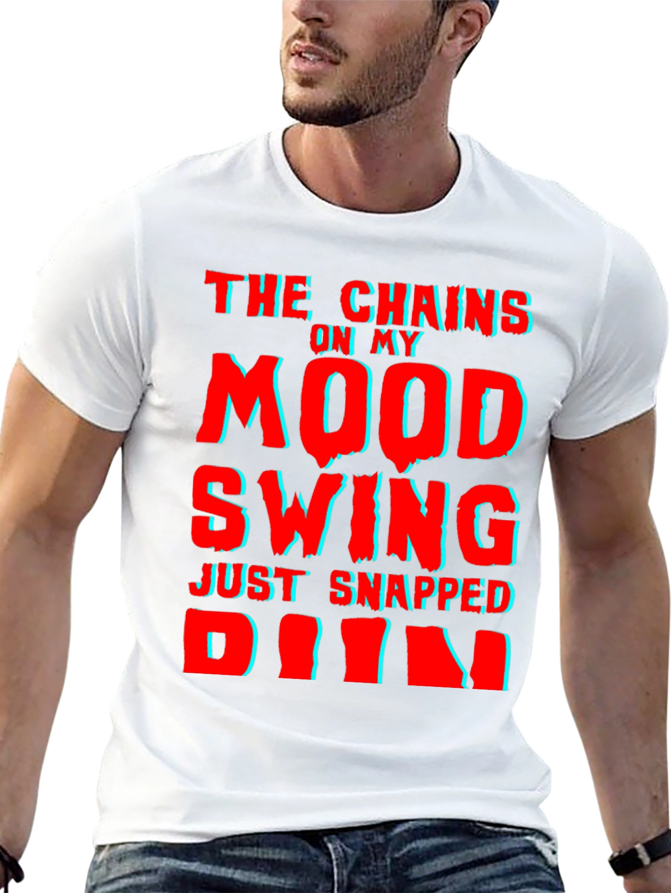 Mood Swing Snapped Graphic Tee - Funny T-Shirt