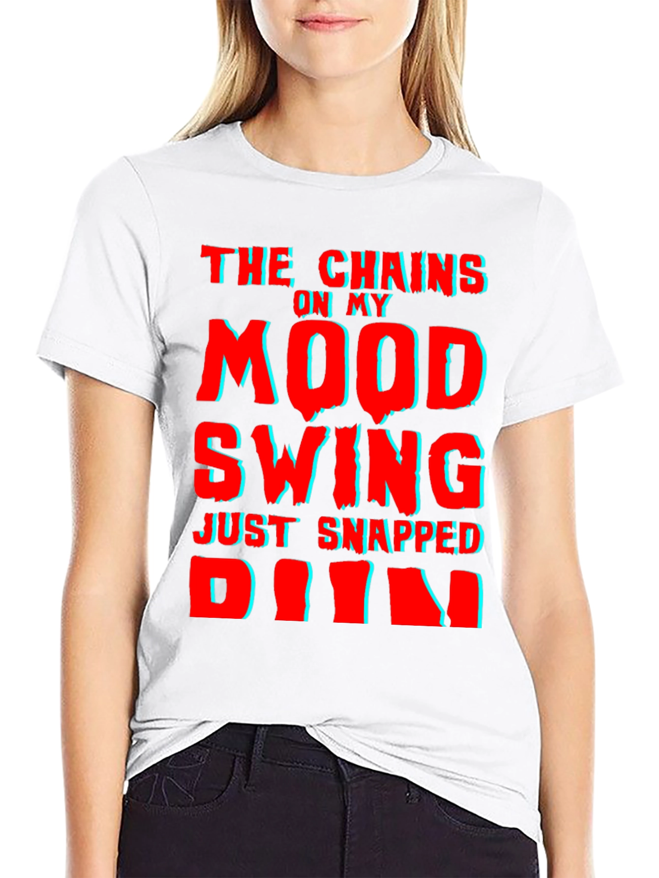 Mood Swing Snapped Graphic Tee - Funny T-Shirt