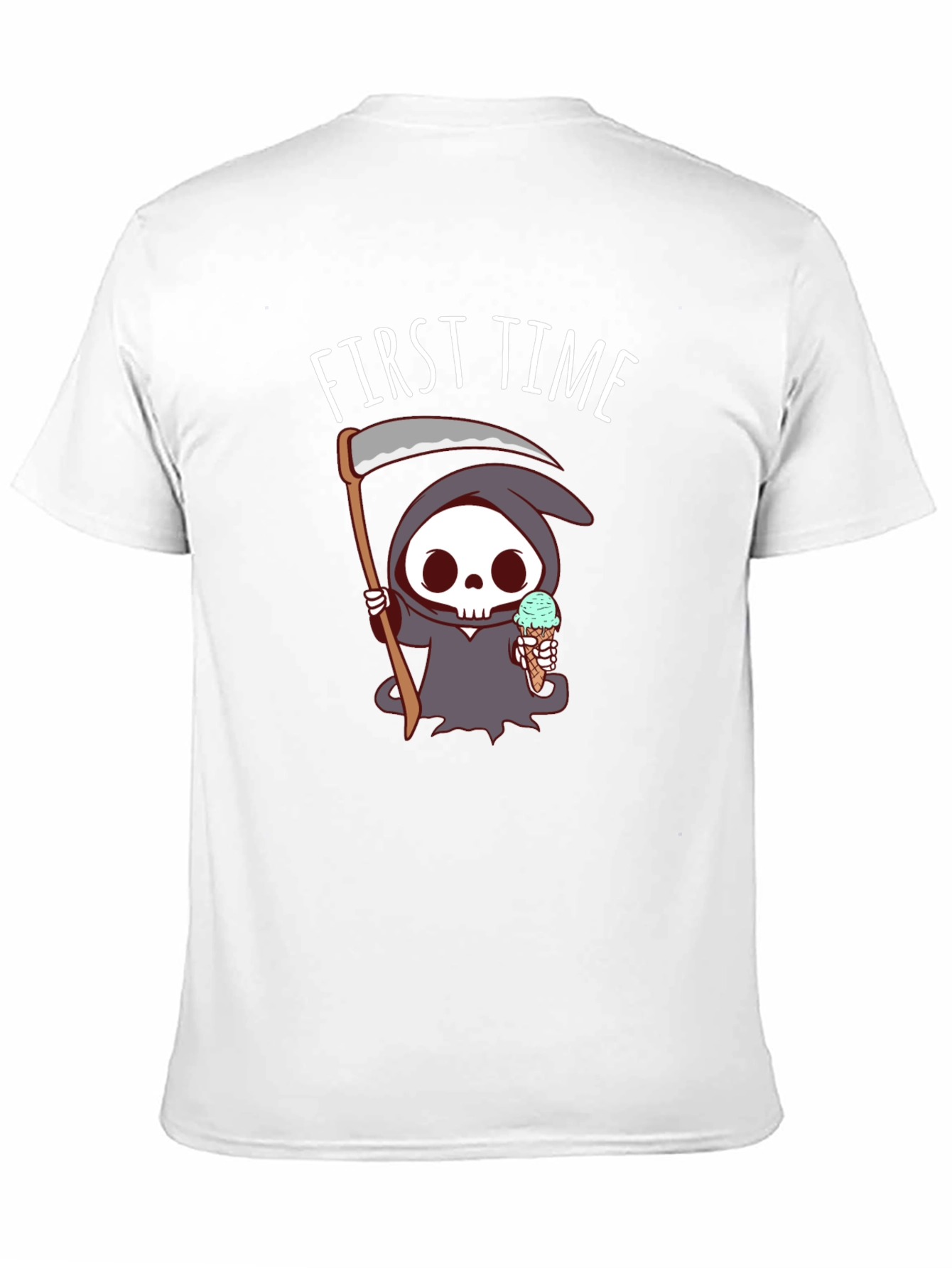 Grim Reaper First Time Ice Cream T-Shirt