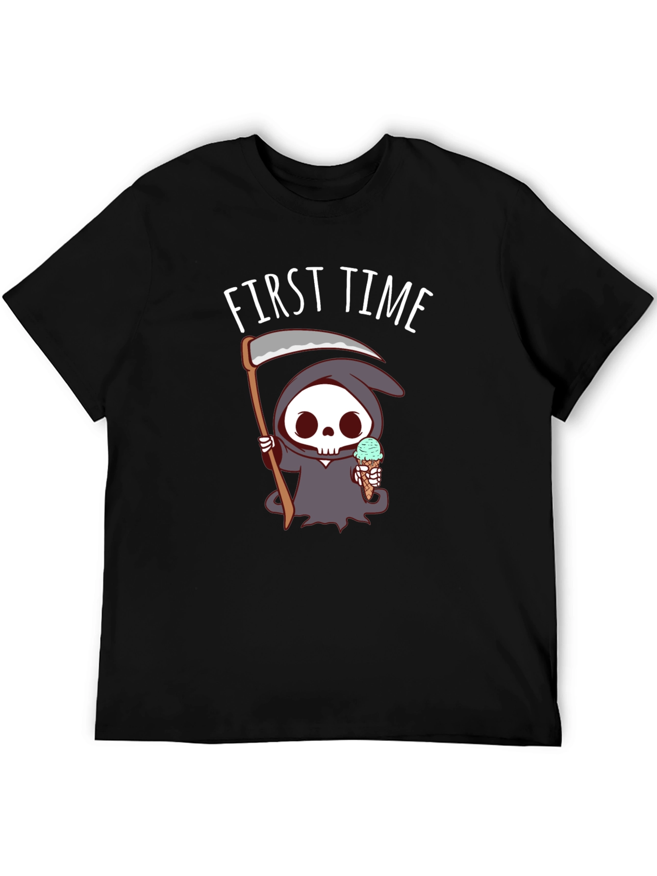 Grim Reaper First Time Ice Cream T-Shirt