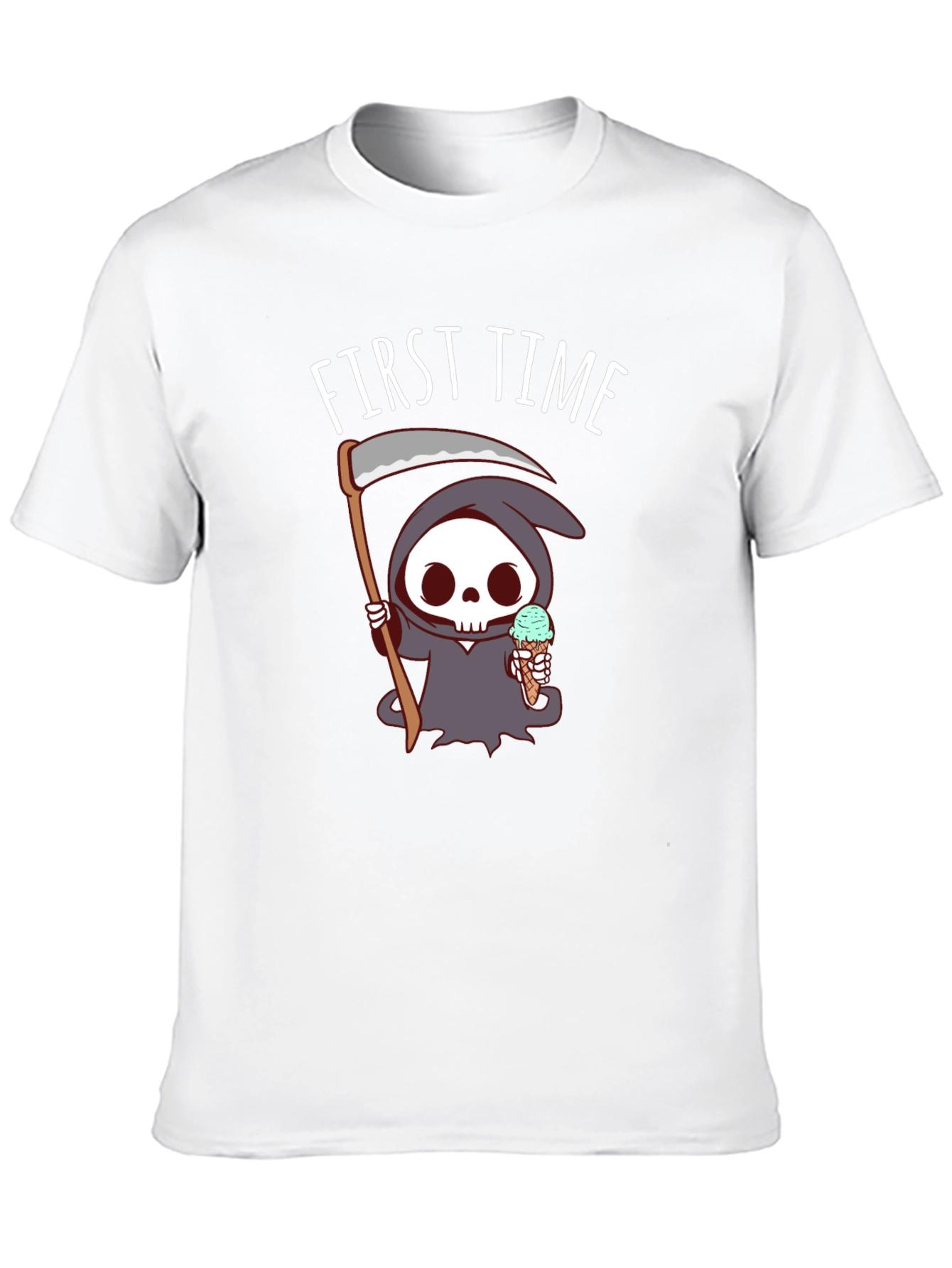 Grim Reaper First Time Ice Cream T-Shirt
