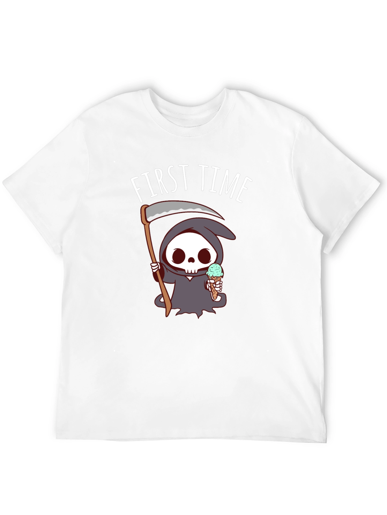 Grim Reaper First Time Ice Cream T-Shirt